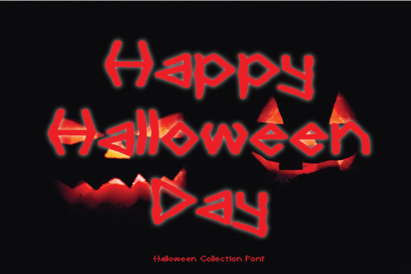 Hellow Spooky Font PNG with transparent background - Preview 1