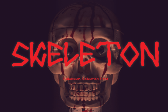 Hellow Spooky Font PNG with transparent background - Preview 5