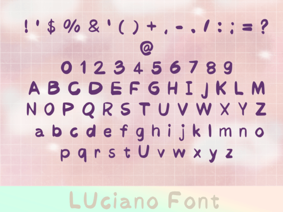 Luciano Font PNG with transparent background - Preview 2