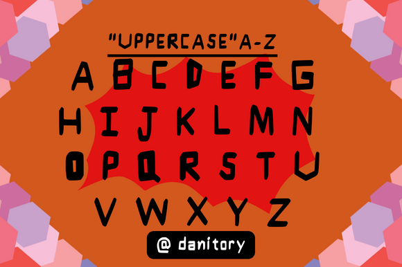 Manymany Font PNG with transparent background - Preview 1