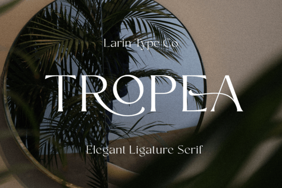Tropea Fontes Serif Fonte Por Pasha Larin