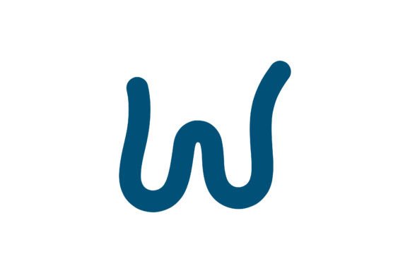 W Letter Logo Template Design