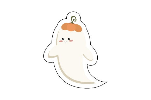 Pastel Goth Ghost - Sticker