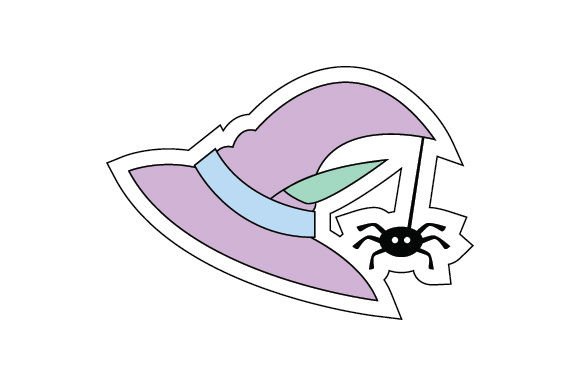 Pastel Goth Witch Hat - Sticker