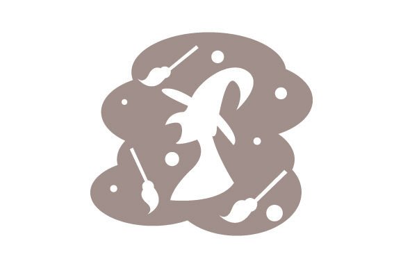 Witch - White Silhouette