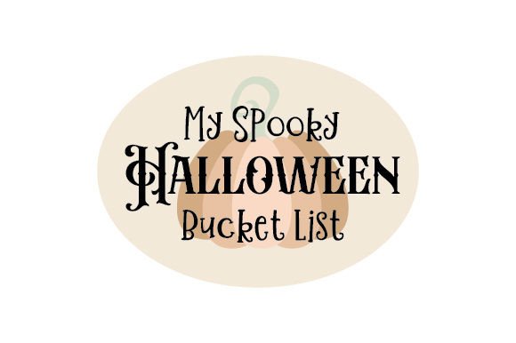 My Spooky Halloween Bucket List - Sticker