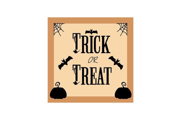 Vintage Trick or Treat Sign
