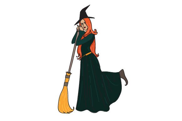 Funky Retro Witch