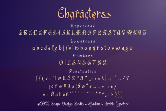 Aljadien Font - Preview 1