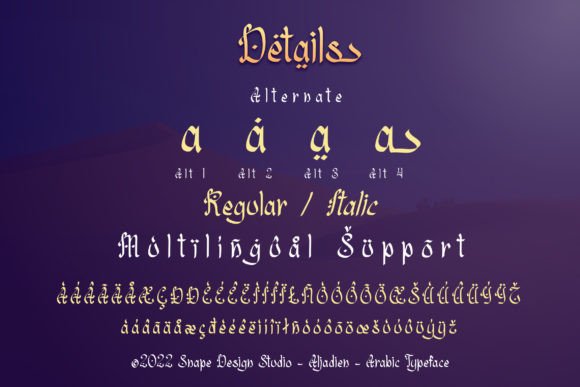 Aljadien Font - Preview 2