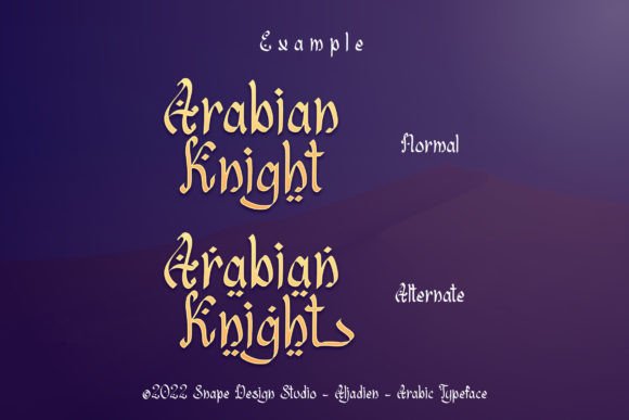Aljadien Font - Preview 3