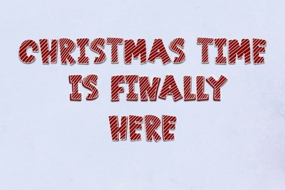 Candy Stripes Font - Preview 2
