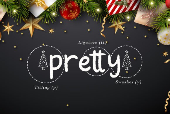 Christmas Chalk Font - Preview 5