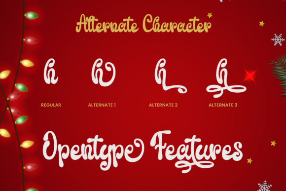 Christmas Onlovia Font - Preview 2