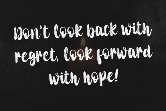 Dancing Brush Font PNG with transparent background - Preview 1