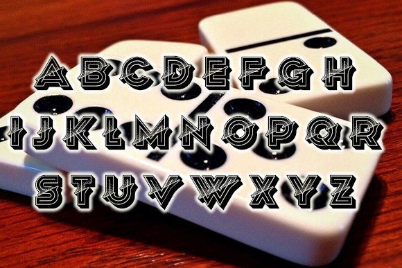 Domino Font - Preview 1
