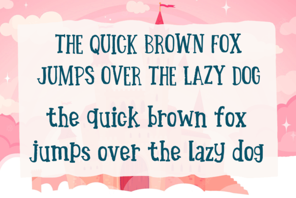 Fairy Tale Font PNG with transparent background - Preview 3