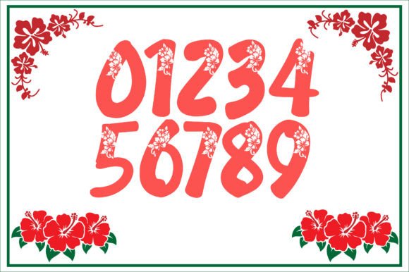 Floral Font - Preview 2