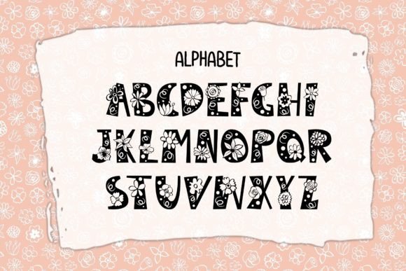 Flowers Bloom Font - Preview 1