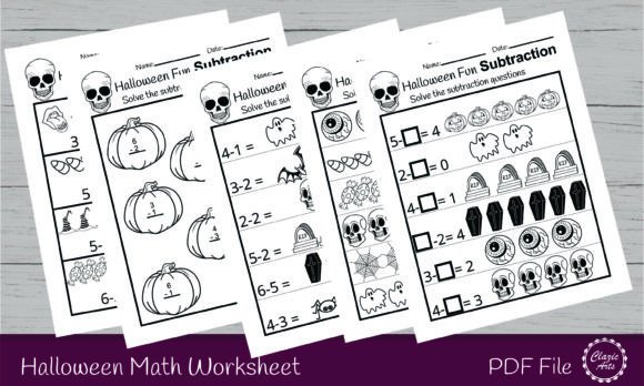 Halloween Math Worksheets
