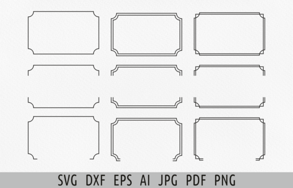 Vintage Frame Svg Rectangle Frame Border