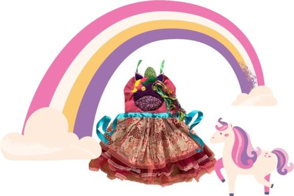 Adult Unicorn Apron Trio Sewing Pattern