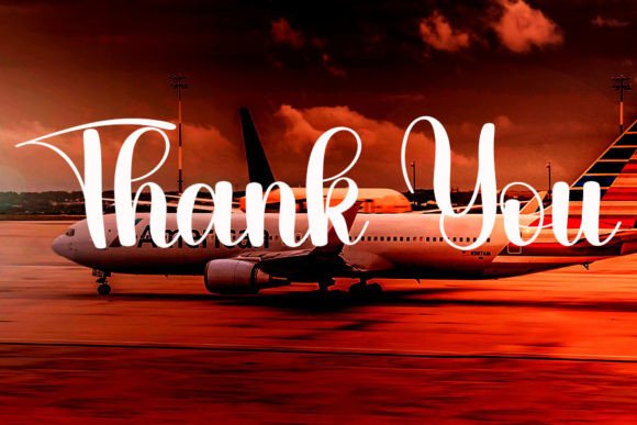 Airline Font - Preview 5