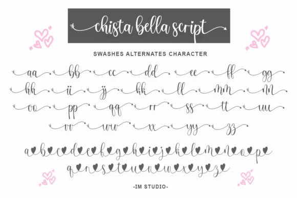 Chista Bella Duo Font - Preview 4