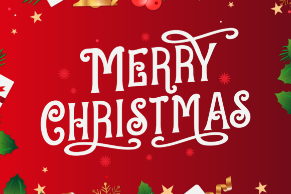 Christmas Beach Font - Preview 2