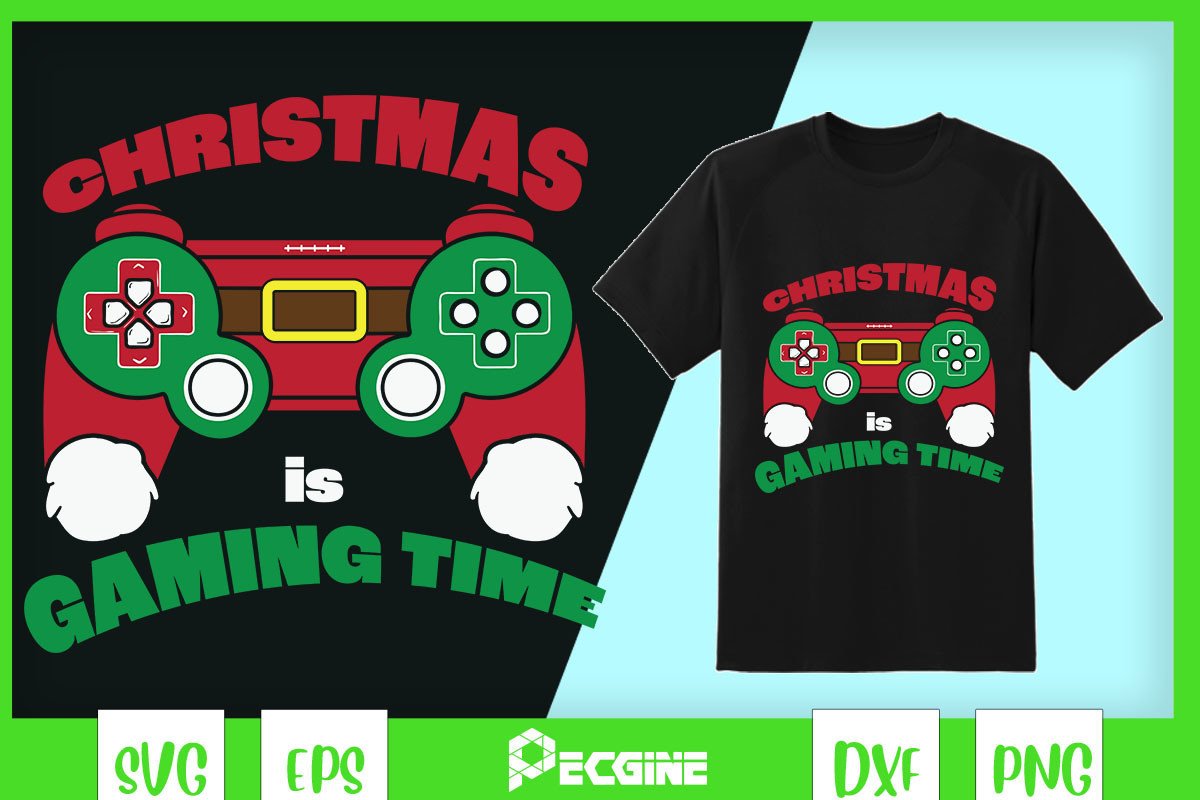 Christmas Gaming Time Controller Graphic by Pecgine · Creative Fabrica
