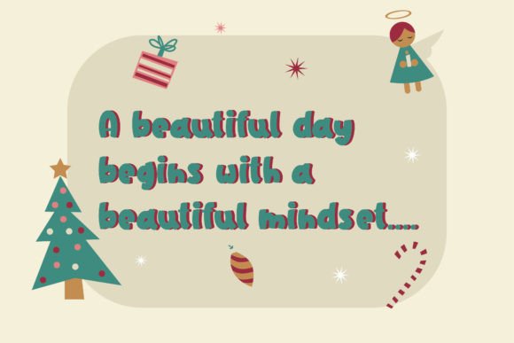 Christmas Trees Font - Preview 3