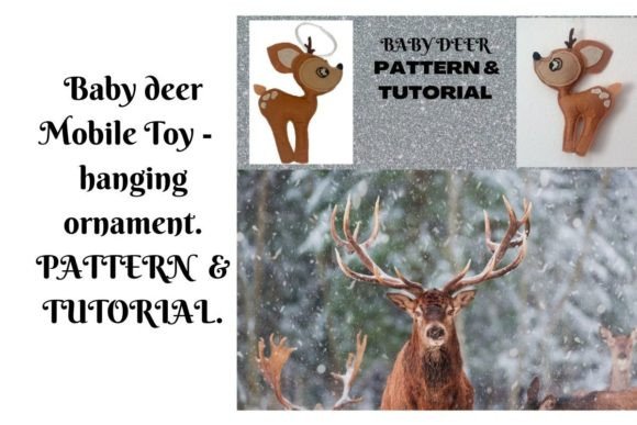 Deer Woodland Baby Mobile Patterns