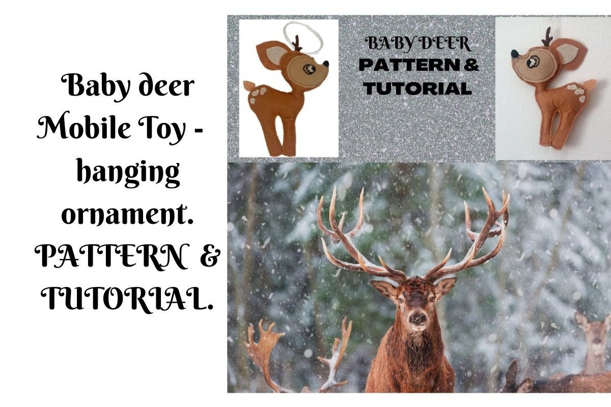 Deer Woodland Baby Mobile Patterns
