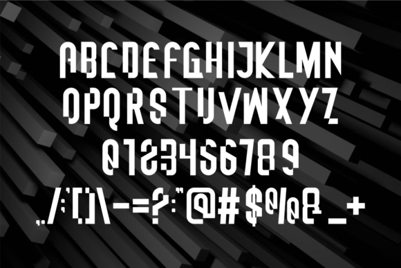 Deltqon Font - Preview 4