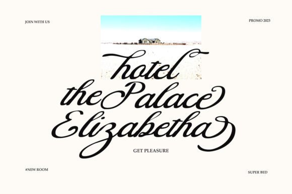 Elisha Font PNG with transparent background - Preview 2