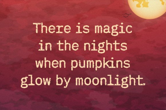 Evil Typewriter Font - Preview 2