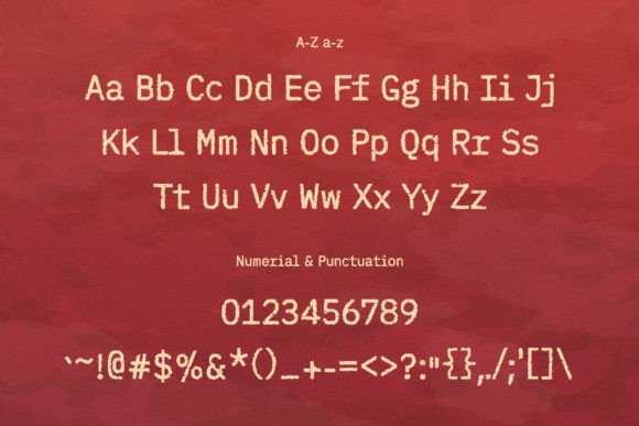 Evil Typewriter Font - Preview 3