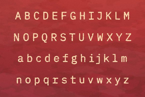 Evil Typewriter Font - Preview 4