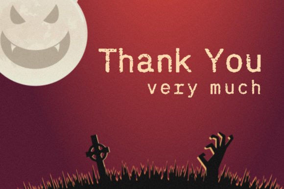 Evil Typewriter Font - Preview 5