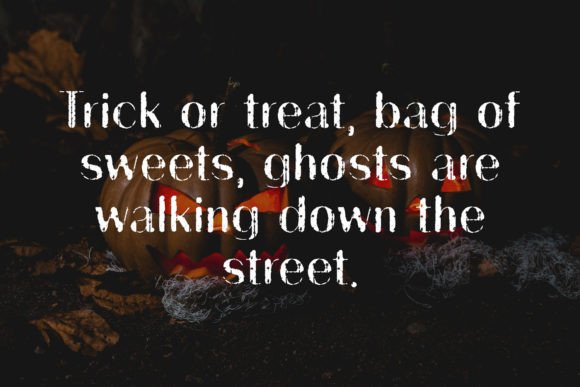 Fencing Ghost Font - Preview 2