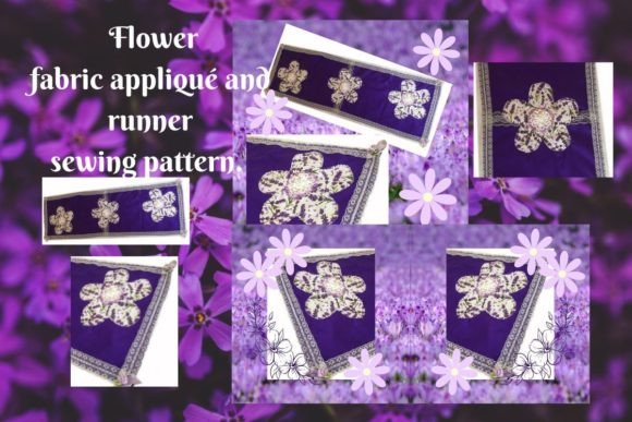 Floral Patchwork Table Runner Easy PDF,