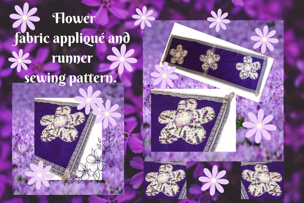 Flower Power Applique Runner 2 PDF
