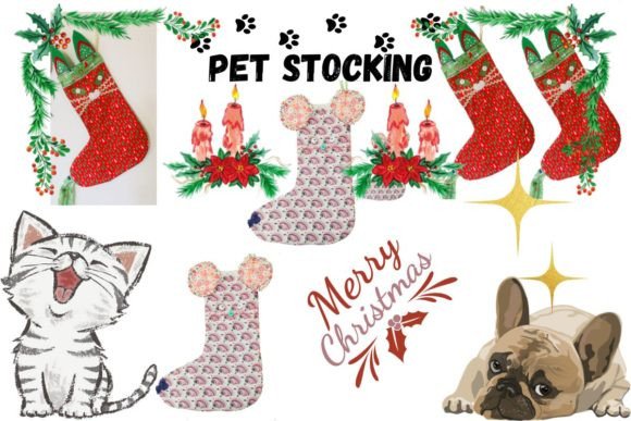 Furry Pet Lovers Xmas Gift Pattern
