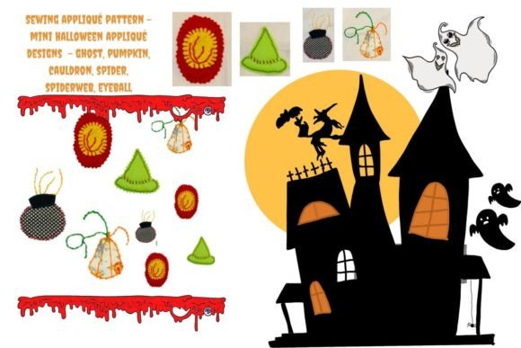 Halloween Mini Applique Patterns