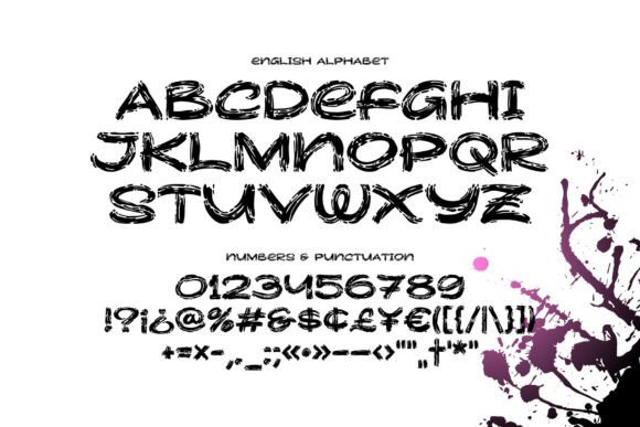 Ink Flow Font font preview - 5