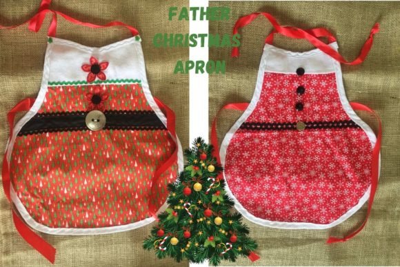 Kiddies Mini Chef Christmas Apron PDF