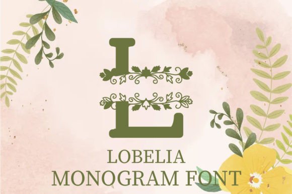 Lobelia Decorative Font By CraftedType Studio