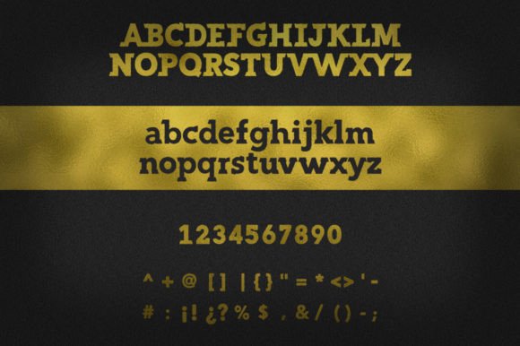 Luxe Font PNG with transparent background - Preview 4