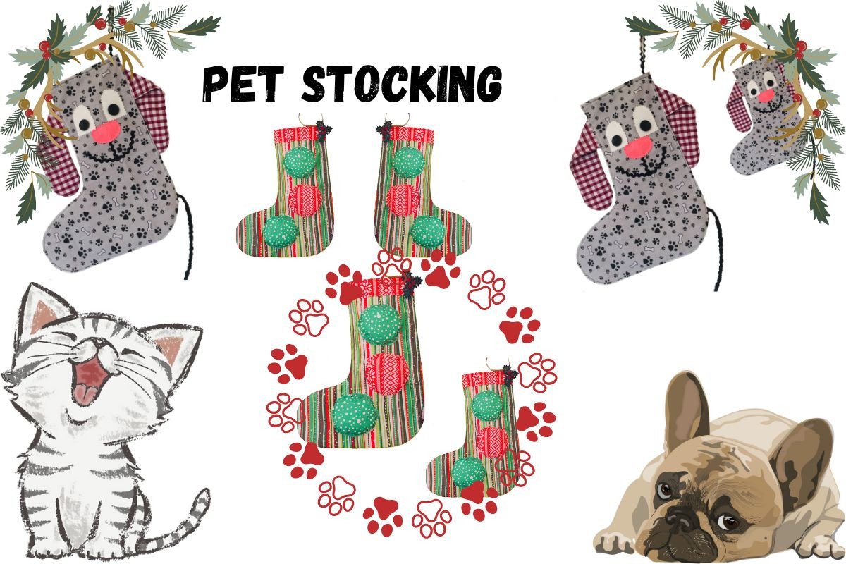 Make Your Own Festive Dog Xmas Tree Sock