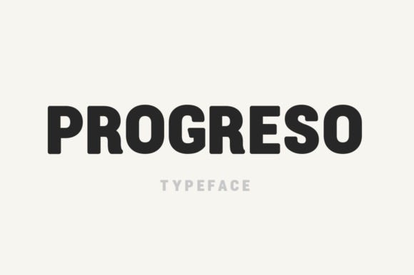 Progreso Font PNG with transparent background - Preview 1